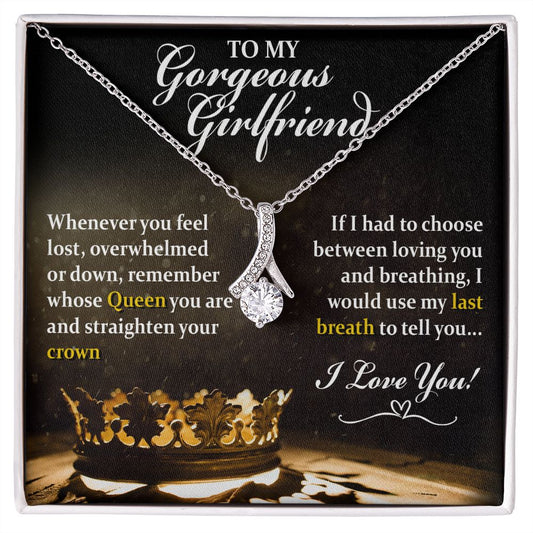 You are my Queen | Alluring Beauty Necklace | Gift for Girlfriend | Valentines Day Gift