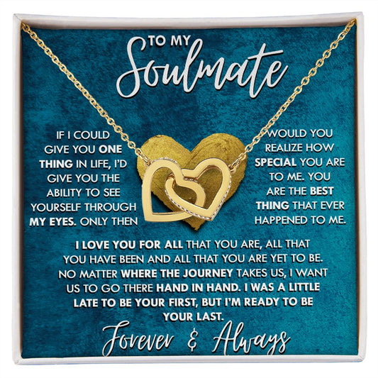 SOULMATE | THROUGH MY EYES | AQUA | INTERLOCKING HEARTS